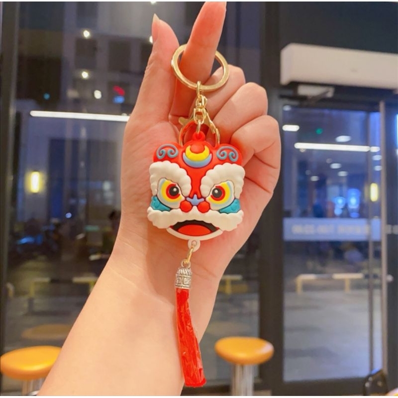 พวงกุญแจหัวสิงโต(LionDance)​(สินค้าพร้อมส่งไม่ต้องรอพรี)​ - รูปที่ 2