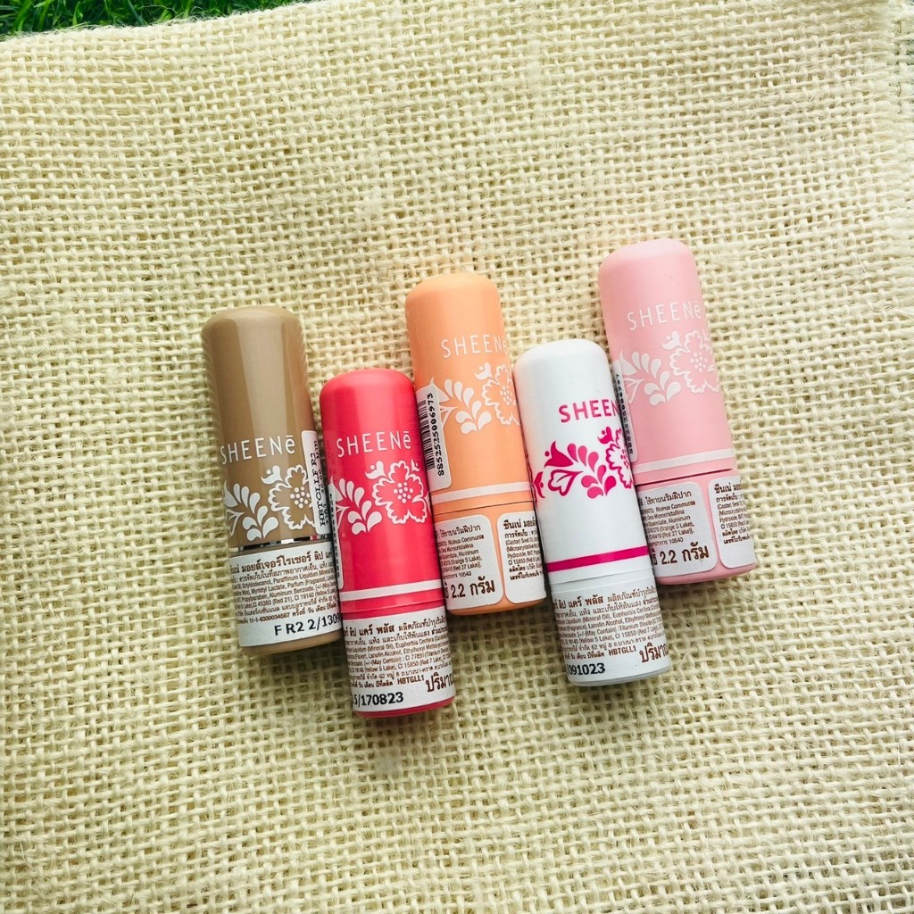 💄ลิปสติค ลิปมันชีเน่ Sheene มอยส์เจอร์ไรเซอร์ ลิป แคร์ ลิปมันไม่เปลี่ยนสี ชีเน่