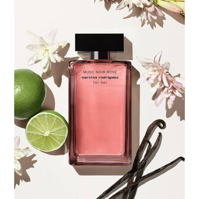 ( กดผ่านคลิปหรือไลฟ์ ลด 100.-) [น้ำหอมแท้แบ่งขาย] Nar.ciso Rodriguez Musc Noir Rose for Her Edp
