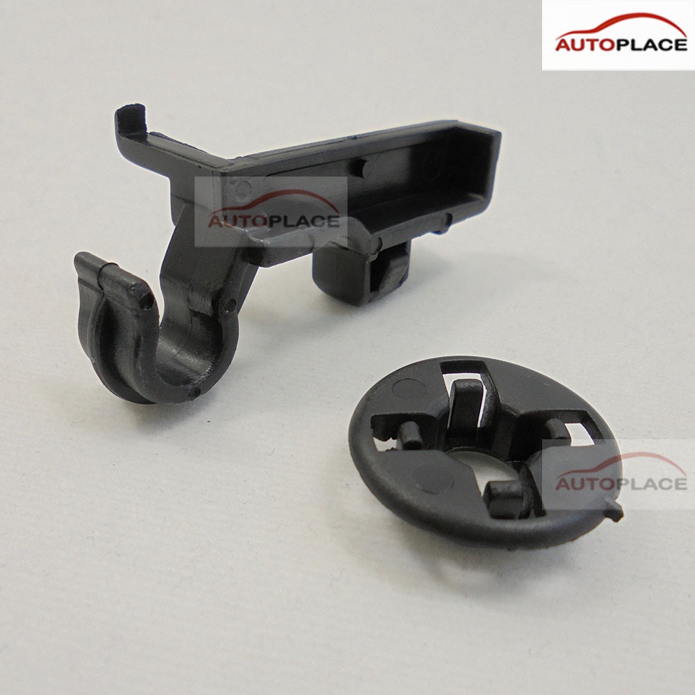 (2ชิ้น) คลิปไม้ค้ำฝากระโปรงและบูชรองเหล็กค้ำ TOYOTA ALTIS อัลติส หน้าหมู (2001-2007) 2001 2002 2003 2004 2005 2006 2007