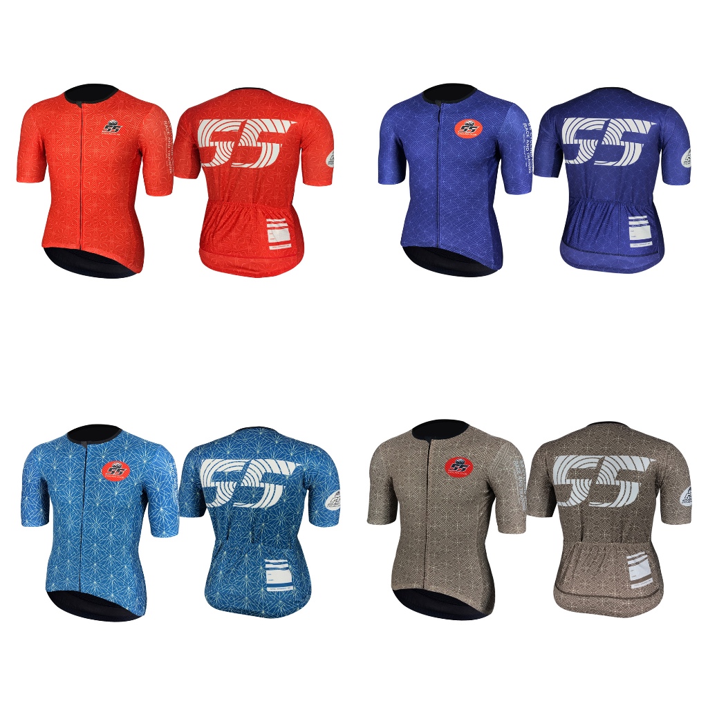 เสื้อปั่นจักรยาน ชุดปั่นจักรยาน 55 Cycling Club Jersey