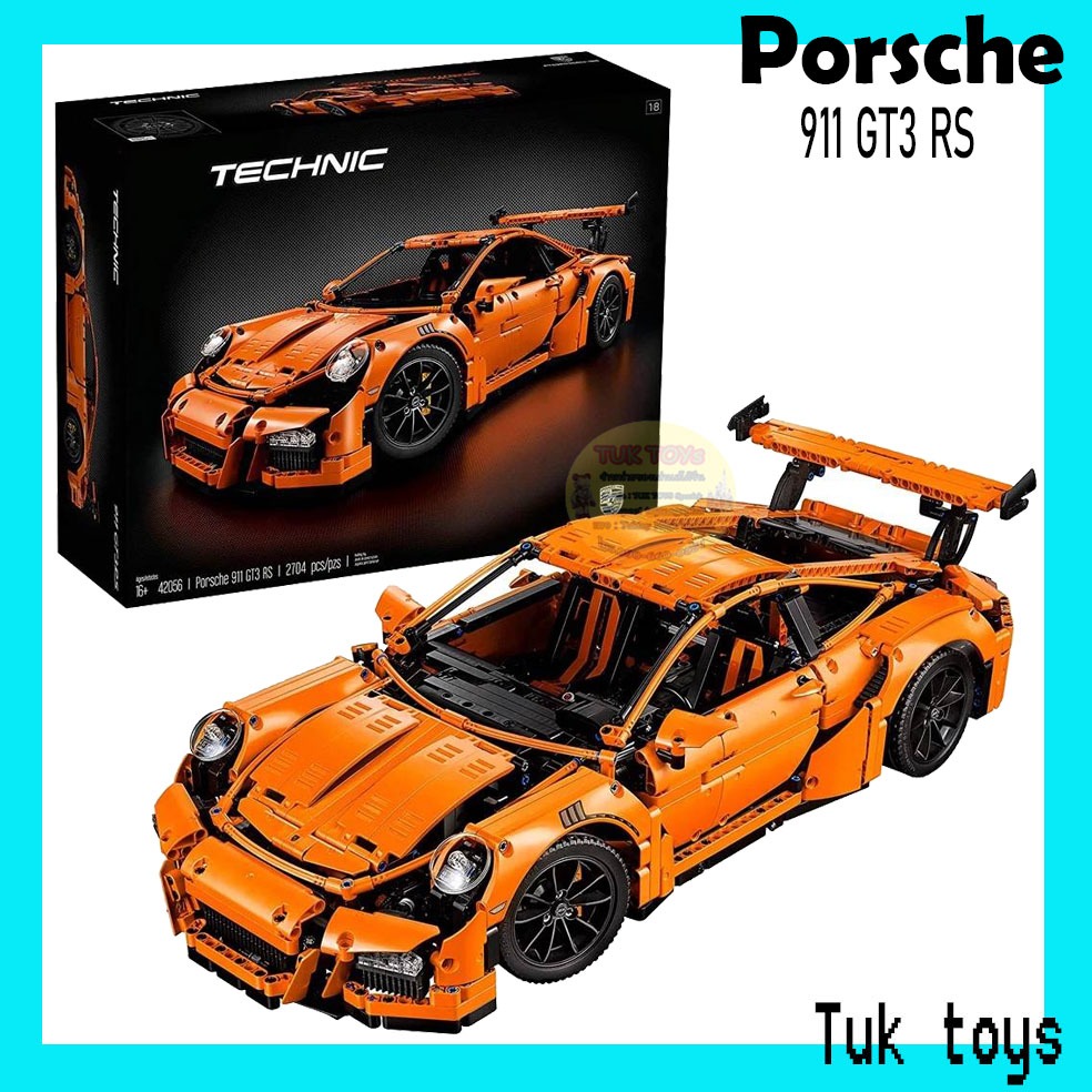 พร้อมส่ง!! ชุดตัวต่อ รถสปอร์ต PORSCHE 911 รถปอร์เช่ Porsche GT3 RS
