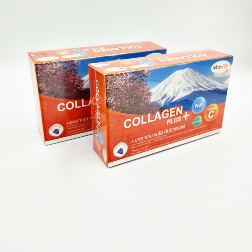MaxxLife Collagen Plus+ 1x30s คอลลาเจนเปปไทด์จากปลาผสมเห็ดหูหนูขาว 30 เม็ด