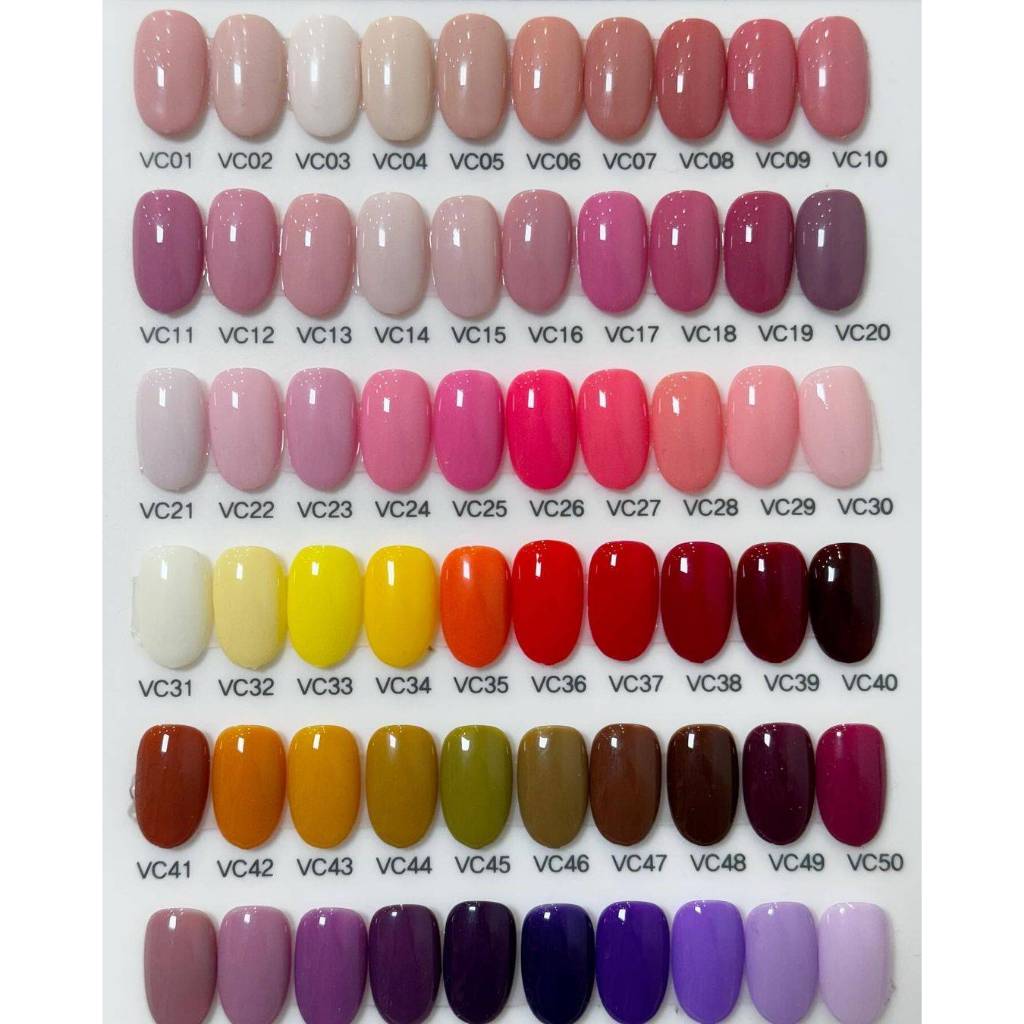 แยกขาย #VC01-50 ตัวเลือก VALLA สีเจลเกาหลีเนื้อทึบ(Solid Edition)🇰🇷ของแท้จากเกาหลี