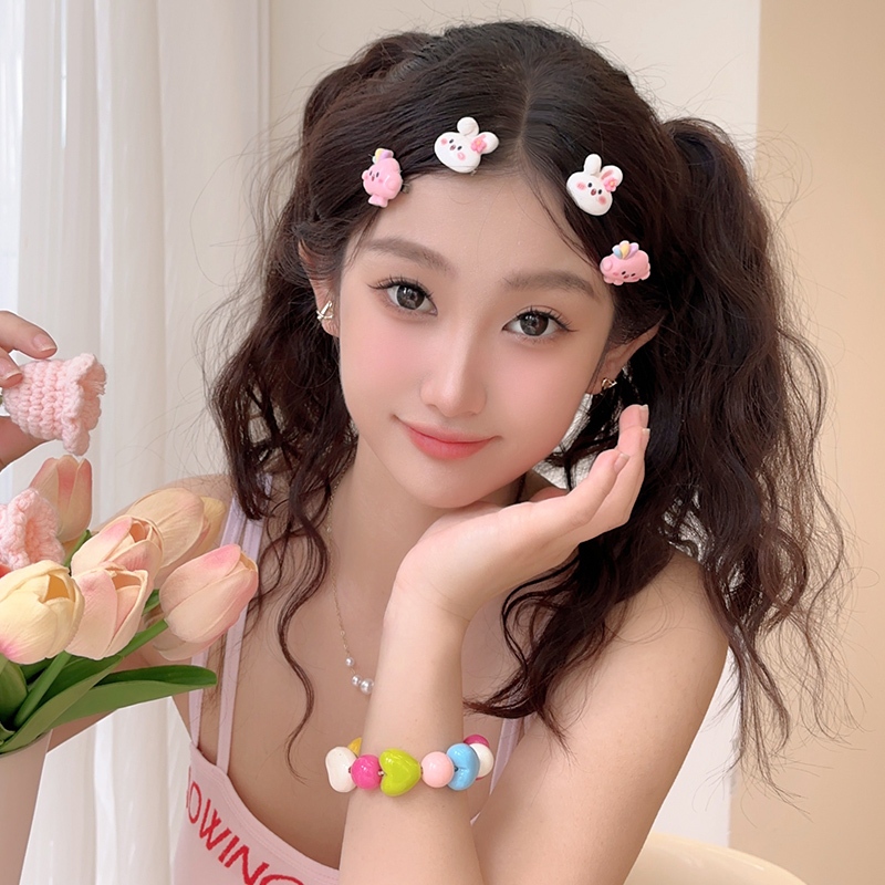 ในไทย🎀1 บาทกิ๊บติดผม หน้าม้าคลิปด้านข้าง น่ารักลายการ์ตูน รูปปากเป็ด สไตล์ญี่ปุ่น และเกาหลี เด็กนักเรียนสำหรับผู้หญิง - รูปที่ 4