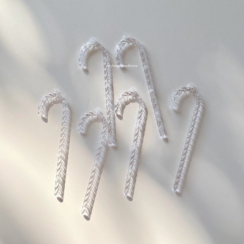 แคนดี้ตกแต่งต้นคริสต์มาส Clear candy christmas ornaments | faryheyz