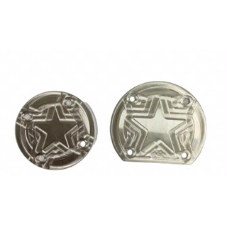 ฝาเพรทอัลลอย ลายดาว KR SERPiCO ViCTOR (2 ชิ้น) ฝาเพทปัดเงา ฝ…