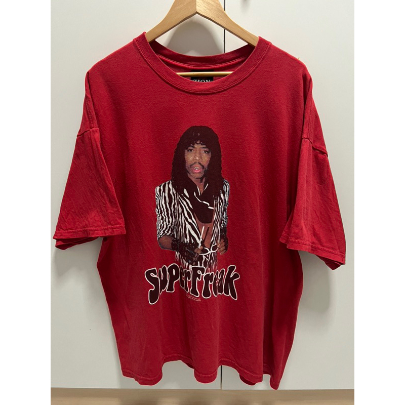 VINTAGE 2004 Rick James Superfreak Red T-shirt Zion Rootswear