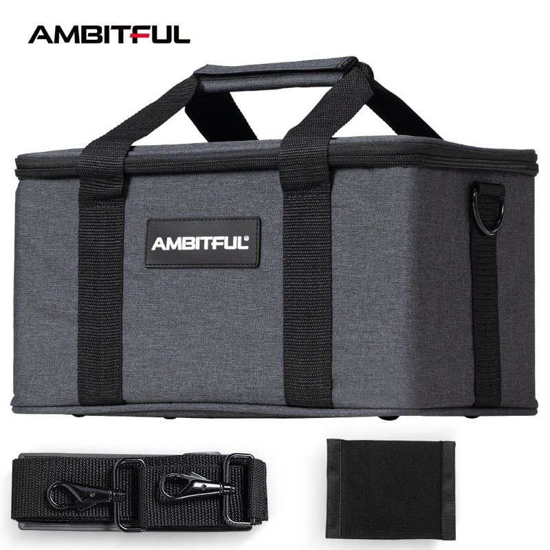 กระเป๋า AMBITFUL PB18 กระเป๋าสะพายไหล่ สำหรับใส่ อุปกรณ์กล้อง เลนส์ แฟลช ไฟวิดีโอ LED Light Bag