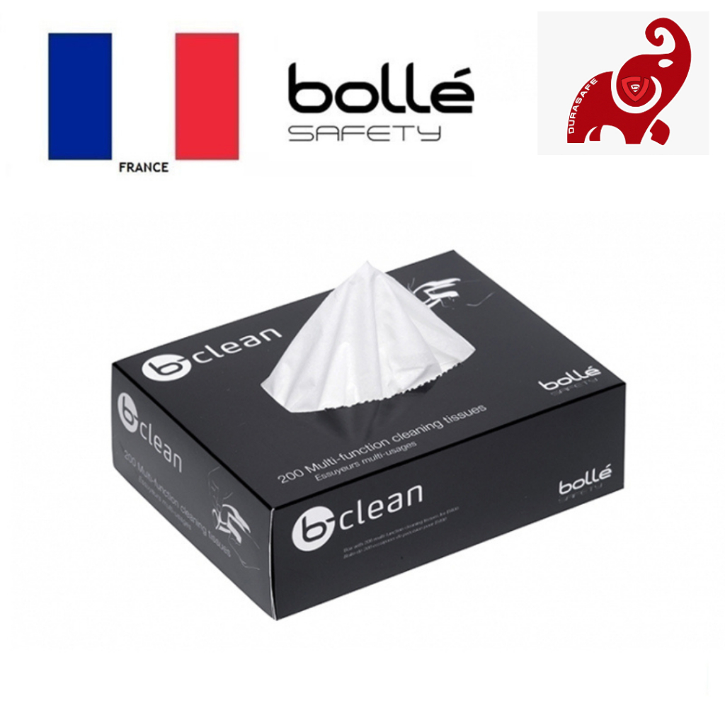 BOLLE B401 B-Clean Multifunctional Cleaning Tissues (Pack Of 200)