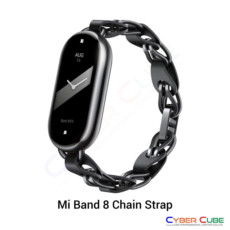 Xiaomi Mi Band 8 Chain Strap (47456) [XMI-BHR7303GL] Black / สีดำ ( สายโซ่สมาร์ทวอทช์ สำหรับ Xiaomi Mi Smart Band 8 )