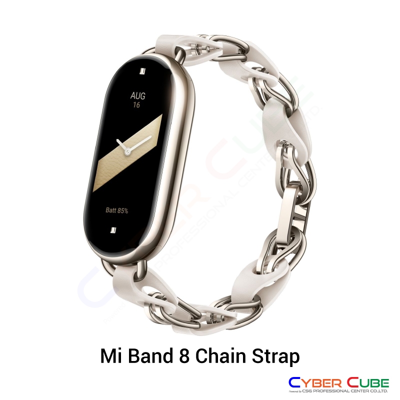 Xiaomi Mi Band 8 Chain Strap (47466) [XMI-BHR7313GL] White / สีขาว ( สายโซ่สมาร์ทวอทช์ สำหรับ Xiaomi Mi Smart Band 8 )