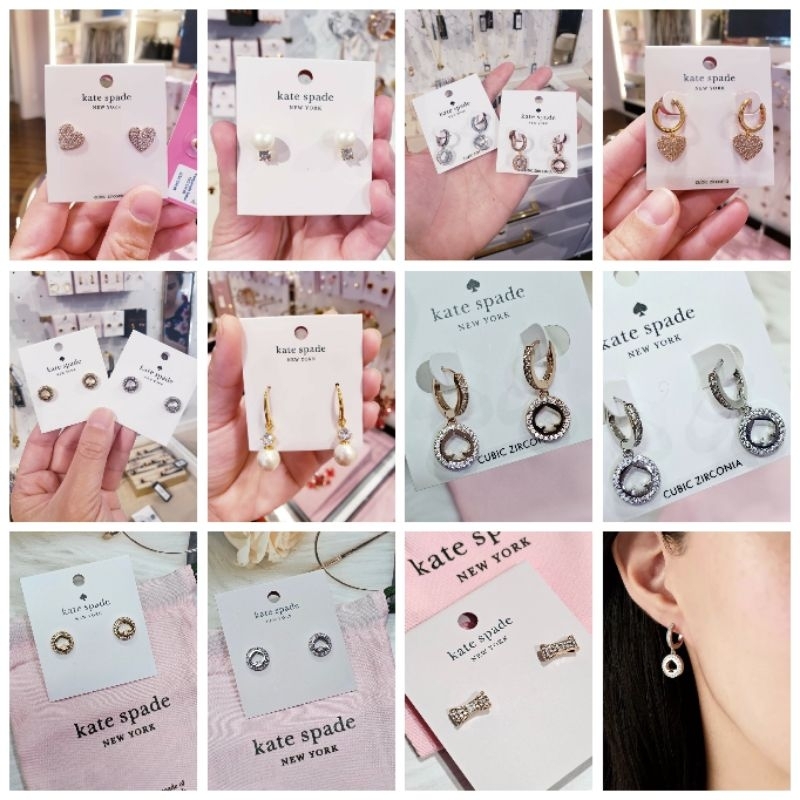 มีหลายแบบ ต่างหู Kate Spade ★พร้อมส่ง  Kate Spade ★ New  ของแท้100%