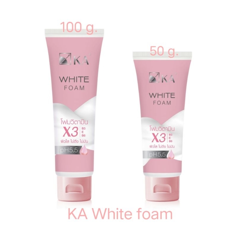 โฟมล้างหน้า เคเอ ไวท์โฟม (KA WHITE FOAM)