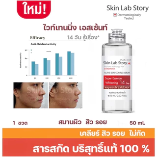 Skin Lab Story สกินแล็บ สตอรี่ L6 เอสเซ้นท์ สิว อาจยิบๆได้ เวลาโดนสิว ขนาด 50 มล. เลข อย.10-1-64-00034800