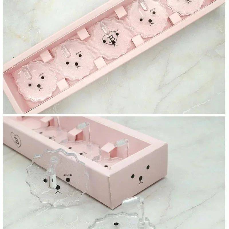 เซตแท่นฝึกทาเล็บ 5 ชิ้น JinB Korea 'Alpaca face' ขนาด 5 cm. ของแท้นำเข้าจากเกาหลี พร้อมส่ง