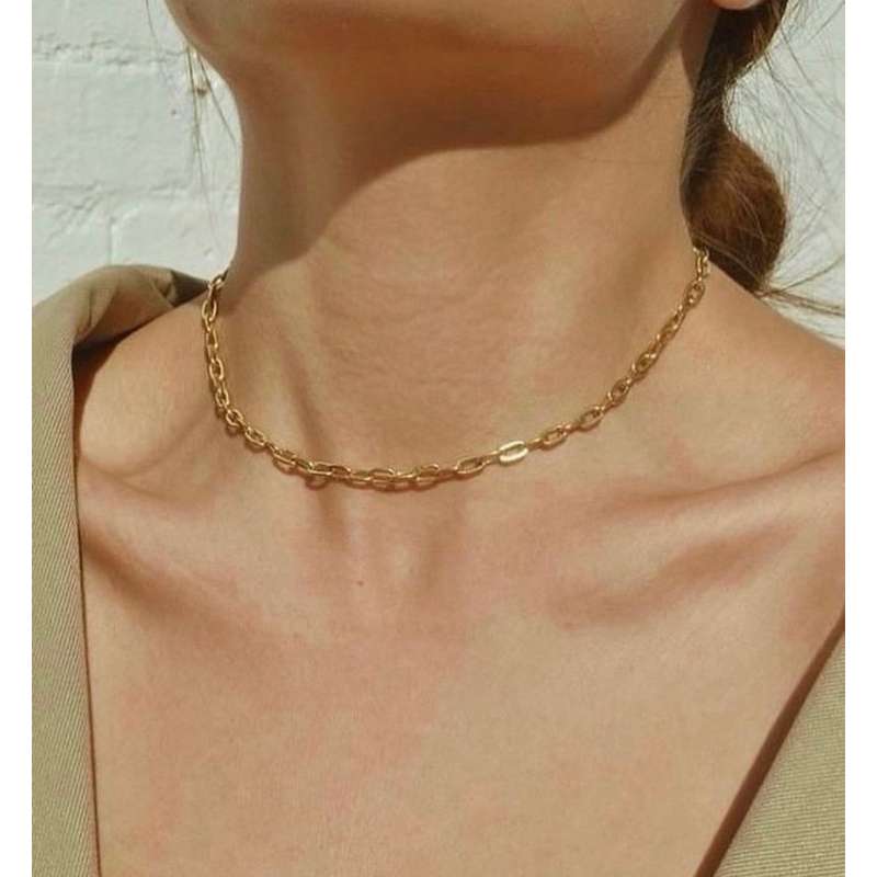 14K gold plated necklace