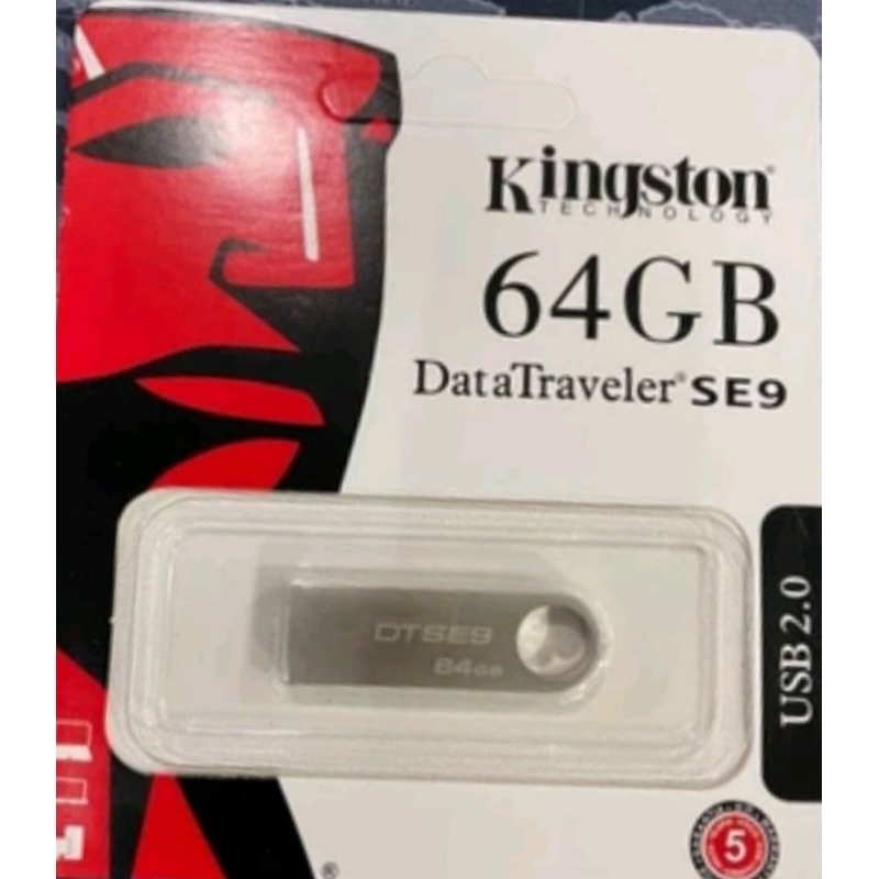 แฟลชไดร์ฟ( เหล็ก) USB Kingston 16GB 32GB 64GB 128GB 256GB หน่วยความจำ Data TraveIer SE9