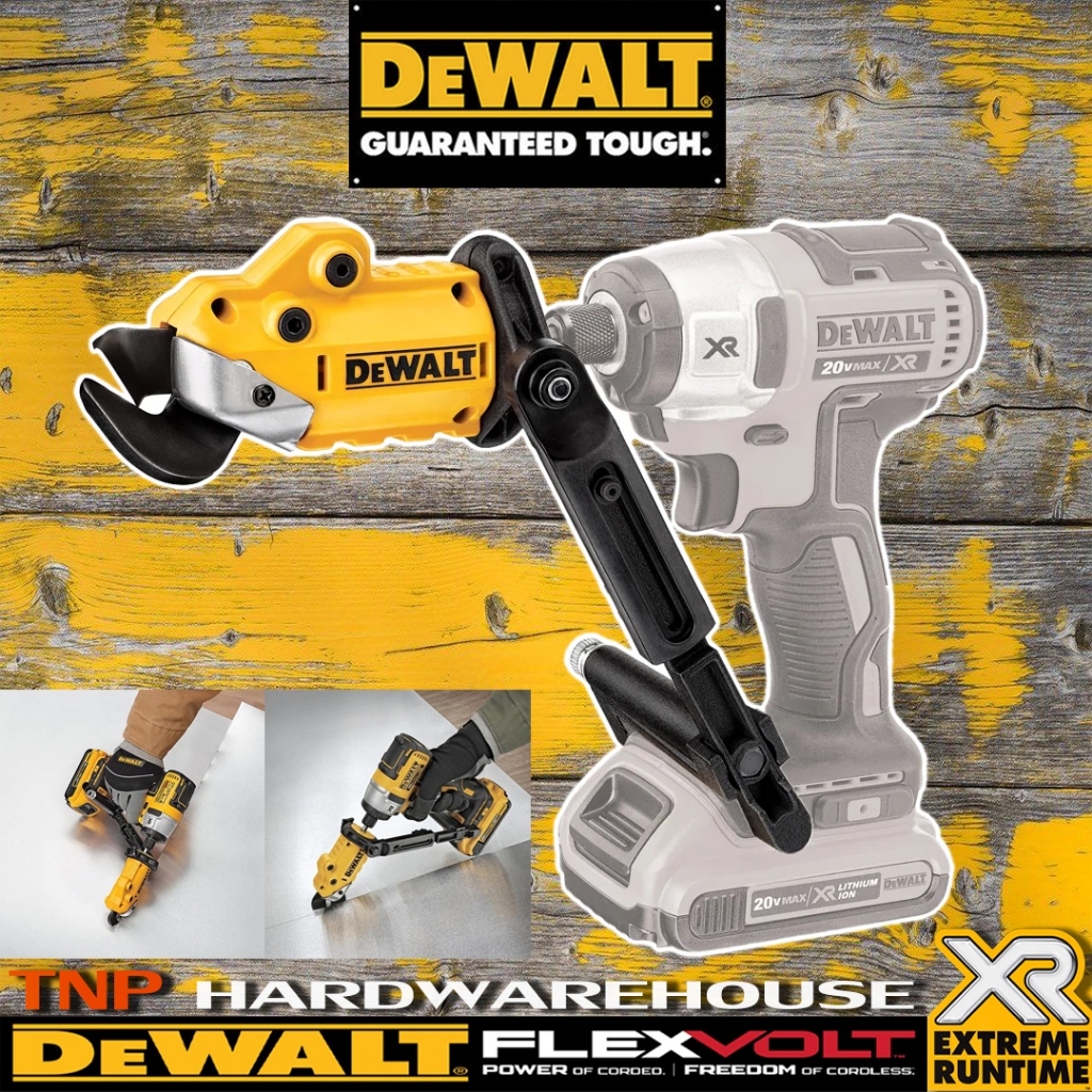 DEWALT DT70620-QZ อุปกรณ์เสริมสำหรับแปลงเป็นเครื่องตัดแผ่นโลหะ ตัดเมทัลชีท ของแท้100% พร้อมส่ง
