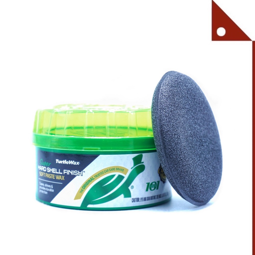 Turtle Wax : TTWT-223* แว็กซ์เคลือบสีรถ Super Hard Shell Paste Wax, 9.5oz.