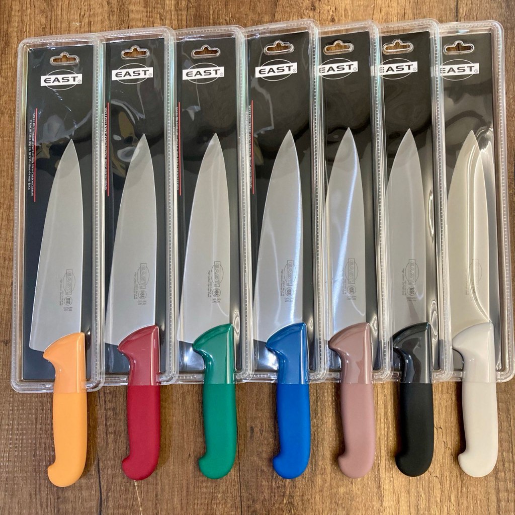 [ส่งไวจากไทย]มีดเชฟด้ามจับสีเหลือง ขนาด 8 นิ้ว EAST Twin Fish รหัส5790/8Y
