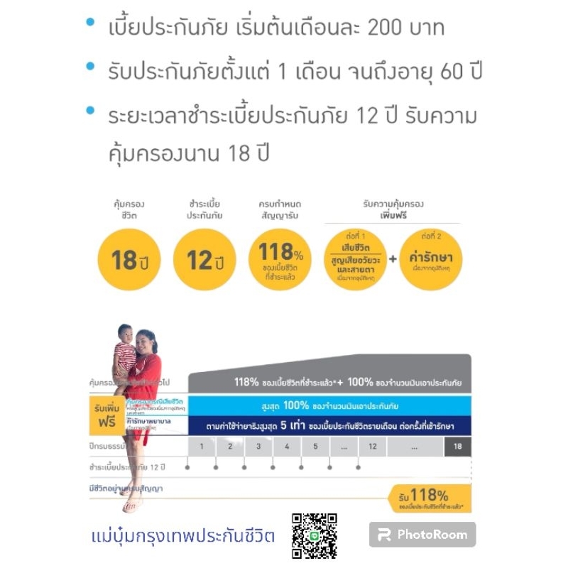 กรุงเทพ118เริ่มต้นออมวันละ40บาท