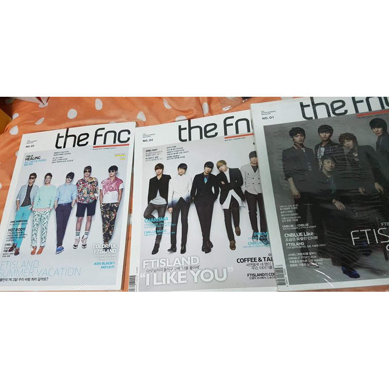 พร้อมส่ง🔥 นิตยสาร the fnc ปกหน้าหลังเป็น ftisland กับ cnblue