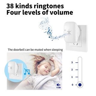 กริ่งไร้สายกันน้ำไม่ใช้ถ่าน ผลังงานจากแรงกด สัญญานไกล Self-Powered Wireless Doorbell