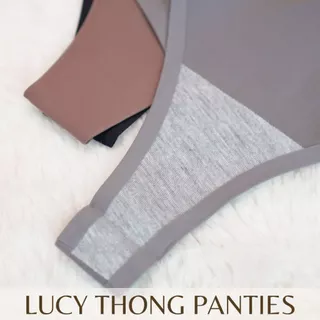 RIMURU รุ่น LUCY กางเกงในจีสตริง Thong panties ฟรีไซส์เอว23-32" กางเกงในเซ็กซี่ ใส่สบาย ผ้านุ่ม ลื่น