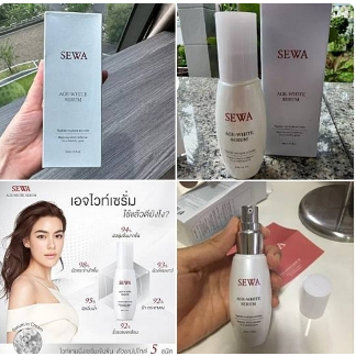 SEWA AGE WHITE SERUM เซวา เอจไวท์ เซรั่ม เป็ปไทด์ มัลติเพิล แอคทิแวท เซรั่มโสมขาว [40ml]