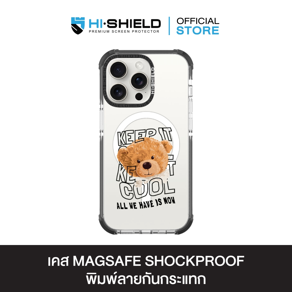 HI-SHIELD Magsafe Shockproof Case รุ่น Teddy2 [iPhone18/17/16/15/14] - เคสแม่เหล็กกันกระแทก
