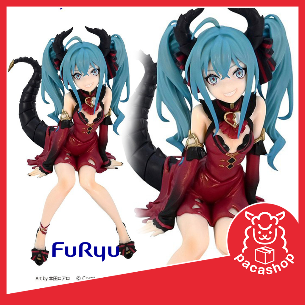 ของแท้พร้อมส่ง🇯🇵 ฟิกเกอร์มิกุ Hatsune Miku - Villain - Noodle Stopper Figure Red Color Ver. (FuRyu)