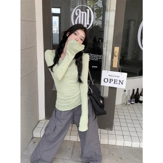 Cicishop(ขายแยกชิ้น186+1846) เสื้อเเขนยาวเว้าหลัง+สายเดี่ยวมีฟองน้ำเว้าหลัง ผ้าไหมพรม สายปรับได้ สาวเซ็กซี่ห้ามพลาด
