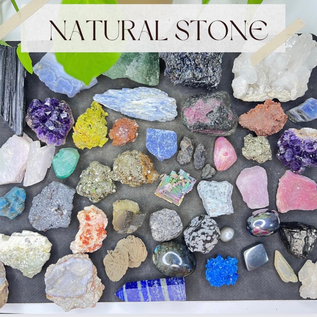 หินสะสมก้อนดิบ หินหายาก จากธรรมชาติ หลากหลายชนิด สวยคัดเกรด (Natural Stone)