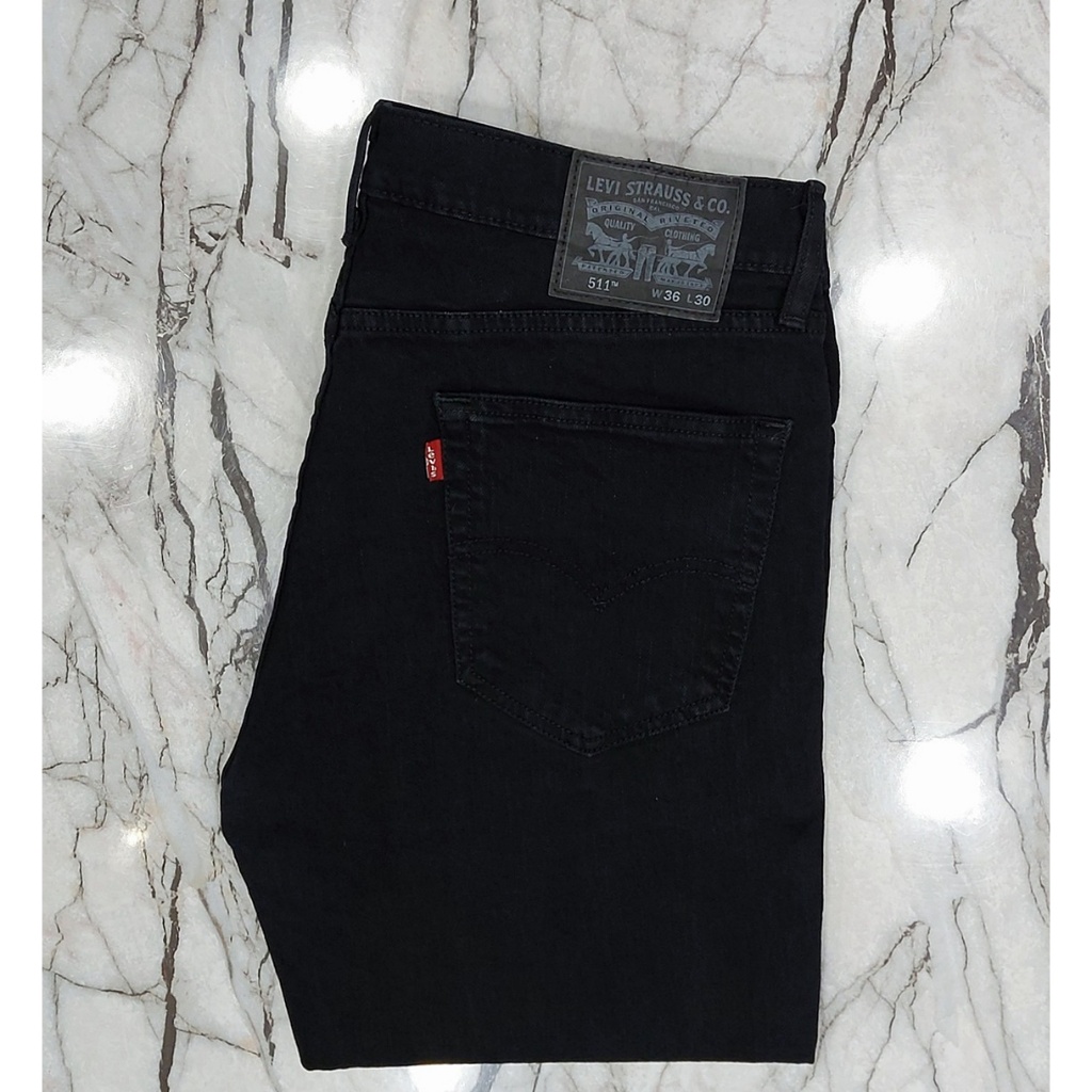 กางเกงยีนส์ for ลีวาย 511 ขาเดฟ ซิป 🔔(เอวแจ้งตามวัดจริง)🔔 มีหลาย MADE IN ผ้ายืด สีมิดไนท์บลู ป้ายดำ 