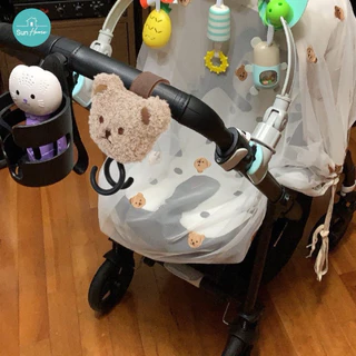 ตะขอแขวนรถเข็น 🧸 ตะขอแขวนของ ลายหมี ที่แขวน รถเข็น