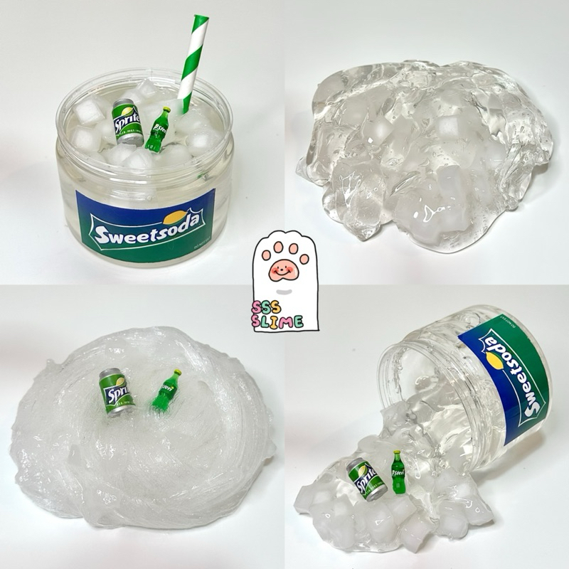 พร้อมส่ง‼️สไลม์ DIY 🫙 Sweetsoda 💚 สไลม์โซดาหวาน หอมกลิ่นสไปรท์ | sss slime