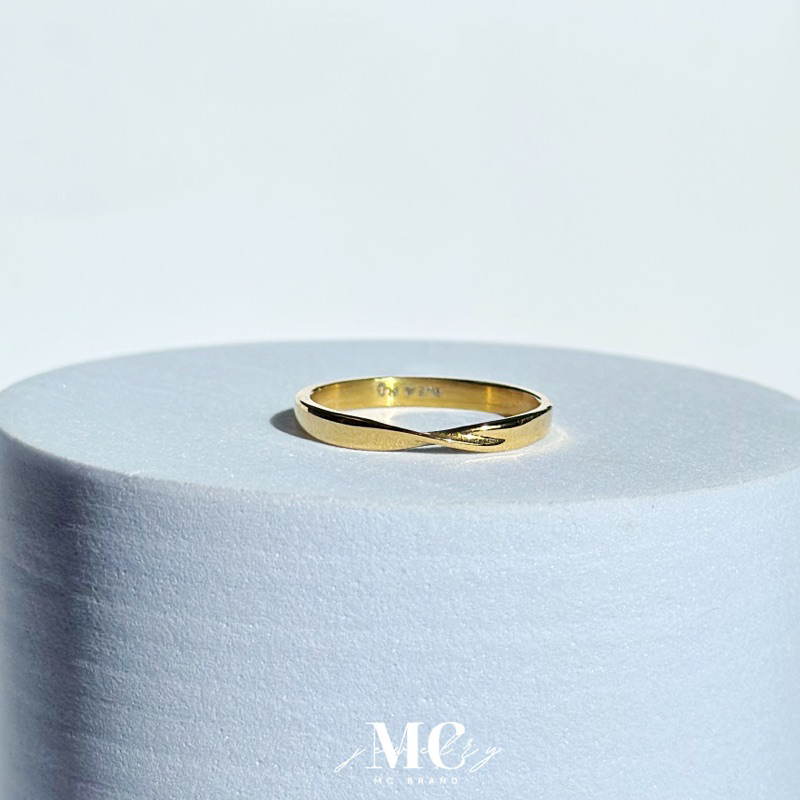 MCbrand.Jew✨✅แหวนสลักชื่อฟรี รุ่น Twice ( ได้ 1 วง )แหวนสเตนเลสแท้ใส่ได้ทุกเพศ🤍ไม่ลอกไม่ดำ ✅แถมกล่องจิว💎มีใบประกันสินค้า - รูปที่ 7