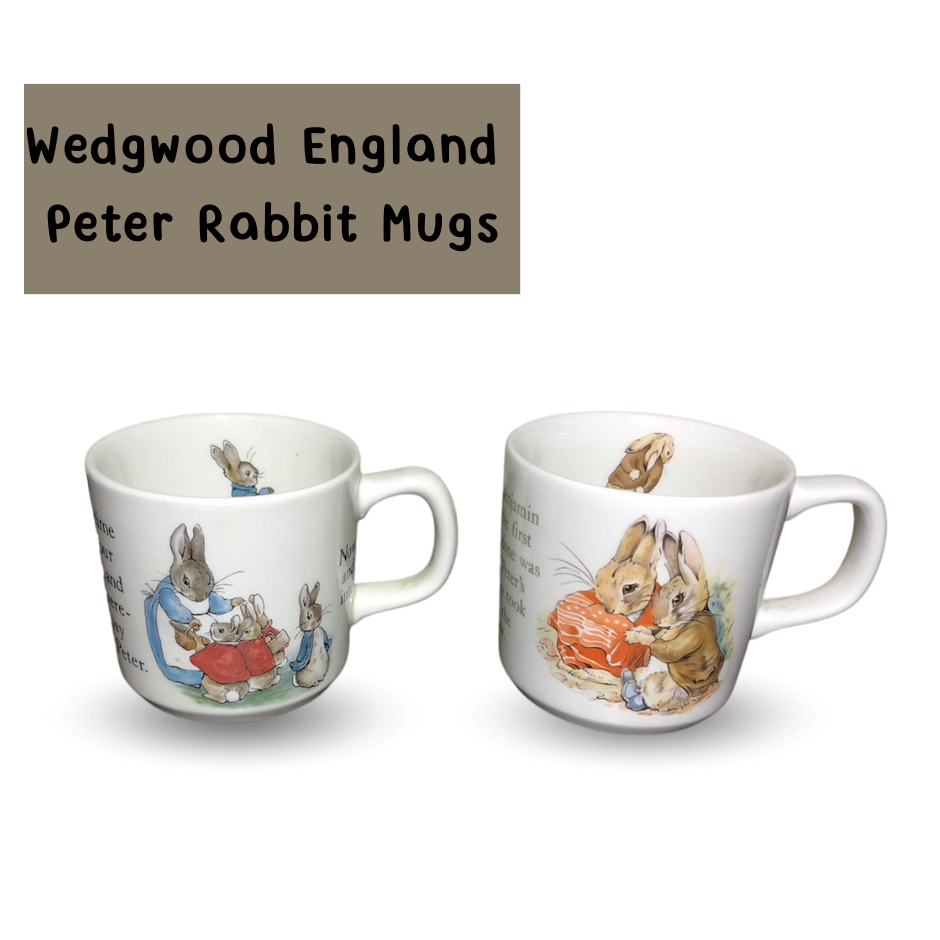 Wedgwood England - Peter Rabbit Coffee Cup / Mug แก้วกาแฟปีเตอร์แรบบิท กับเบนจามินบันนี่