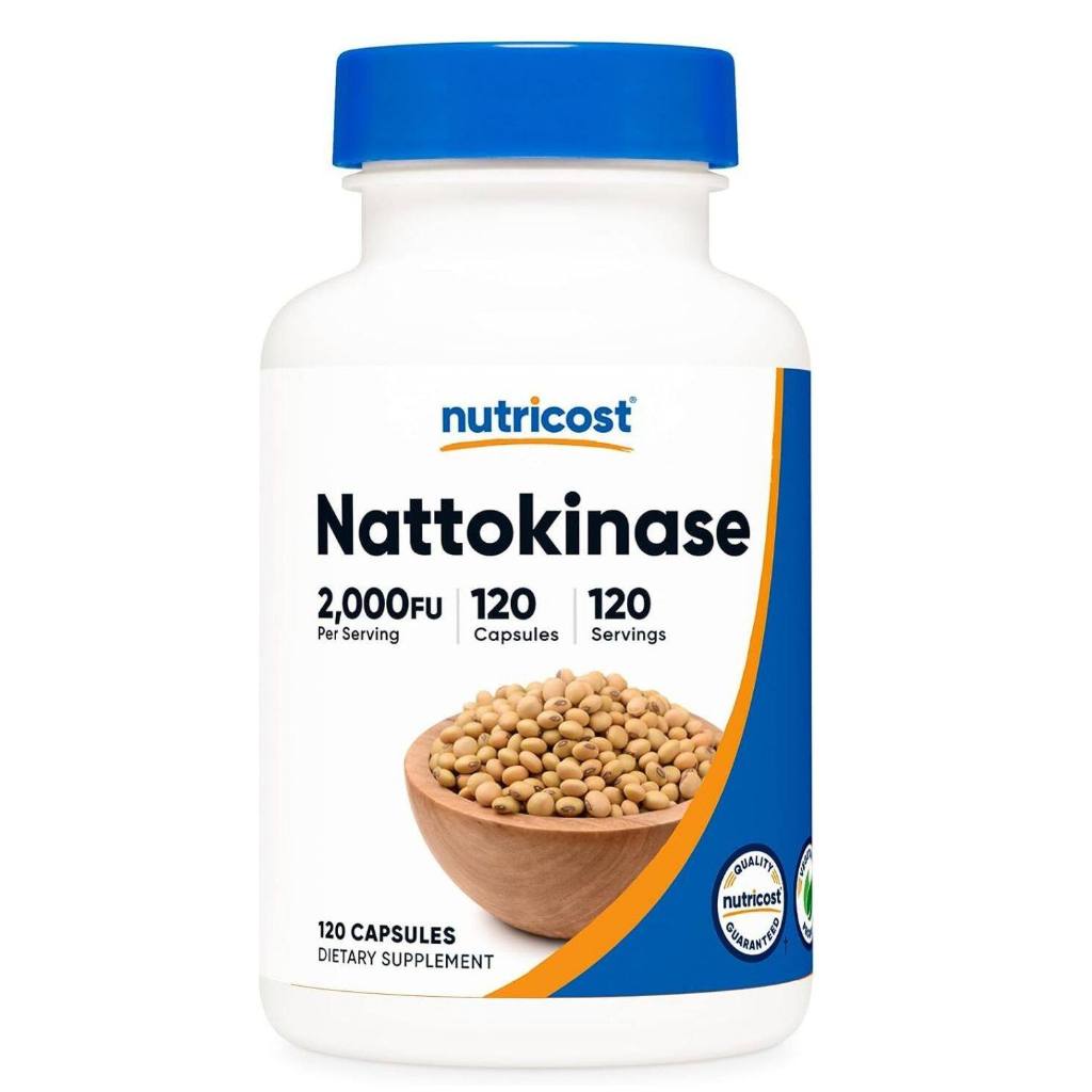 Nattokinase ถั่วนัตโตะ 2,000 FU By Nutricost  ขนาด 120 แคปซูล
