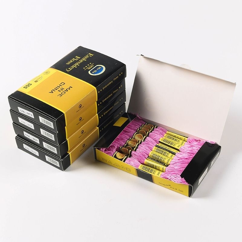 พร้อมส่ง (1กล่อง=24ไจ) รหัส 3823- 3866 [แพ็คใส่ถุง ไม่มีกล่องใส่] พร้อมส่ง ไหมปัก ด้ายปัก ปักมือ ปักครอสติช Mr.Hu No.25