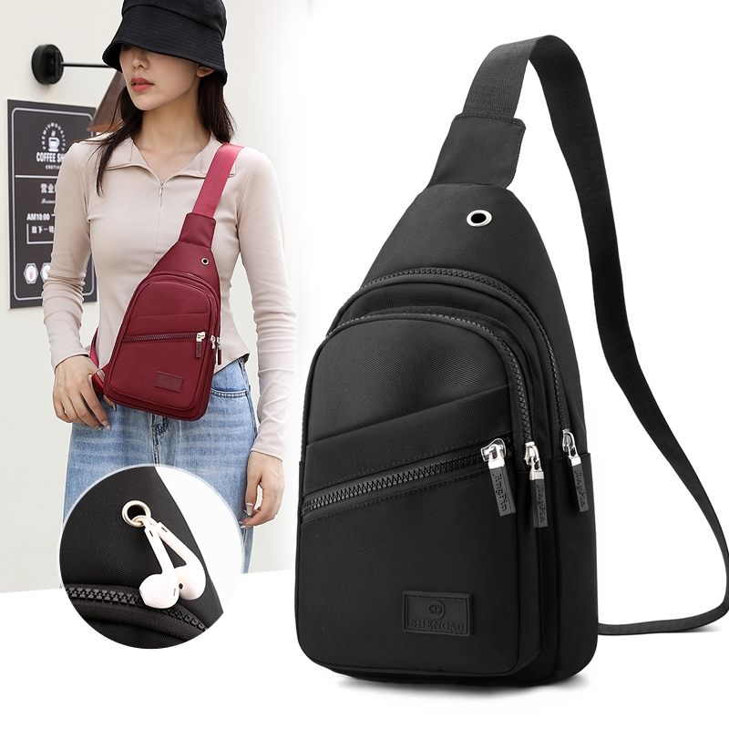 กระเป๋าคาดอก กระเป๋าผู้หญิง กระเป๋าสะพายข้าง ​แฟชั่น Fashion bag คุณภาพดี