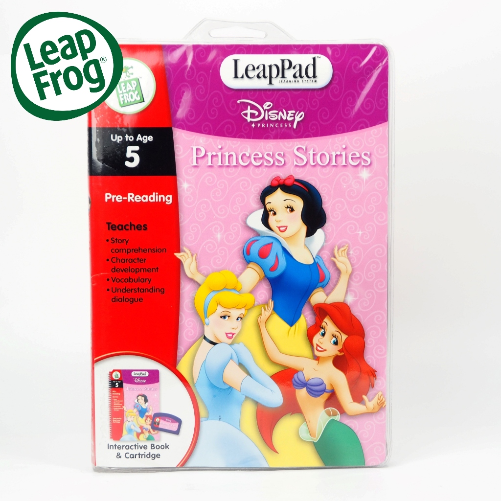 LeapFrog LeapPad Disney Princess Stories book and cartridge