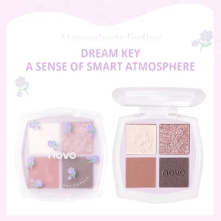 5769 (ใหม่/แท้) NOVO อายแชโดว์ เนื้อชิมเมอร์และแมท Eye shadow ติดทน กันน้ำ กันเหงื่อ