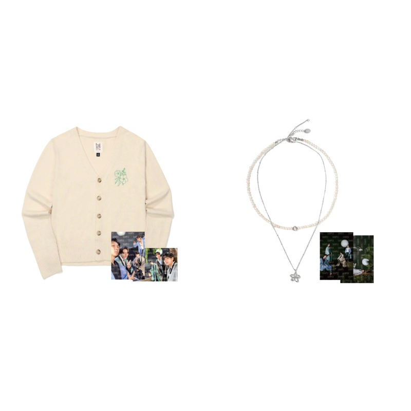 BTS Merch 2022 Dalmajung 2/2 Cardigan, Necklace Set พร้อมส่ง ของแท้