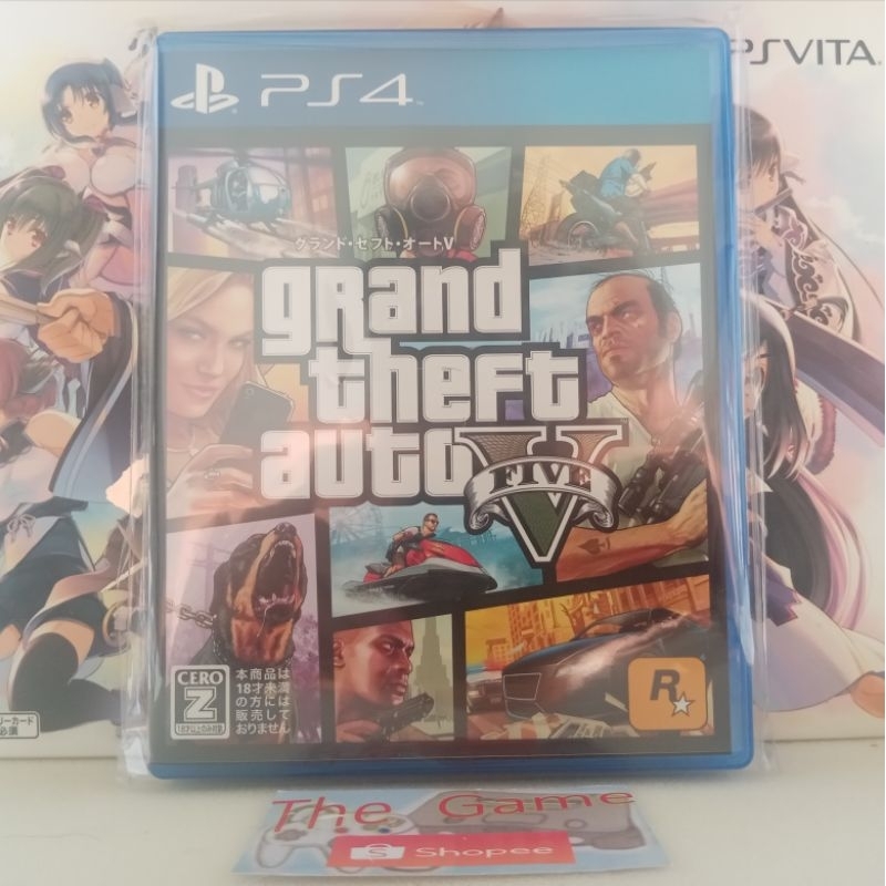 (PS4)​ เเผ่น​เกมส์​ PS4​ -​ PS5​ GTA  Grand Theft Auto V​ (English)​ ภาษาอังกฤษ​