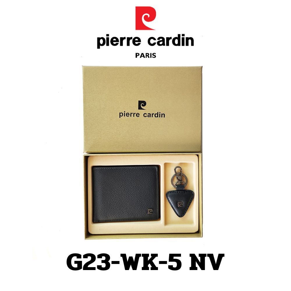 Pierre Cardin Gift set กิ๊ฟเซ็ทกระเป๋าธนบัตร+พวงกุญแจ รุ่น G23-WK-5