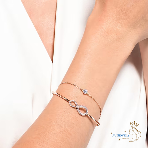 กำไลแท้ Swarovski Infinity Bracelet สร้อยข้อมือ พร้อมส่ง ของขวัญสำหรับคนพิเศษ