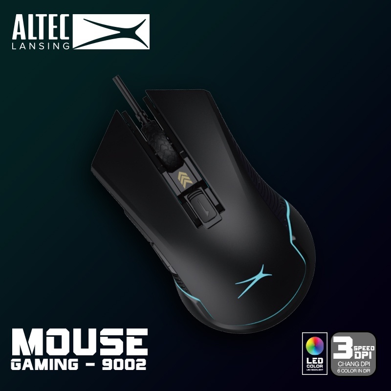 🐭เมาส์เกมมิ่ง(เมาส์เกมมิ่งไร้สาย Wired&amp;Wireless 🐨Altec Lansing ALGM9002 ปรับ 4800DPI Gaming Mouse
