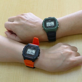 CASIO นาฬิกาข้อมือ ดิจิตอล Unisex สายเรซิน รุ่น W-218H W-218HC W-218HM W-218HM W-218H-2A W-218H-3A W-218HD-3A
